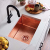 Cocina 21 Copper Kitchen Sink, Polished Copper