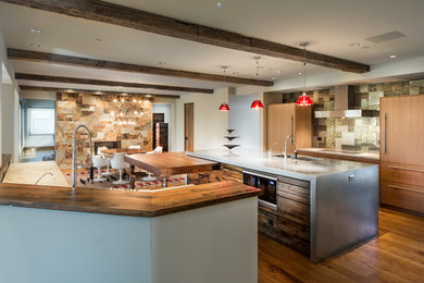 Kitchen - modern kitchen idea in Salt Lake City