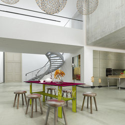 СONCORD GLASS DINING TABLE - Furniture