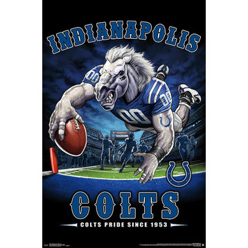 Indianapolis Colts End Zone Poster, Premium Unframed