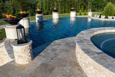 Pool - contemporary pool idea in Atlanta