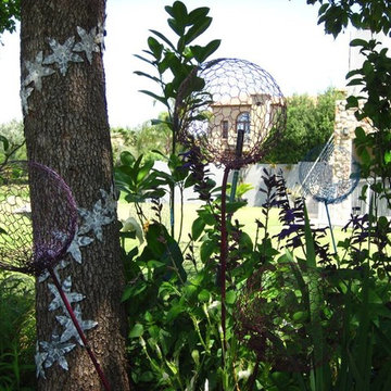 Eclectic, fun Gardening with recycled materials