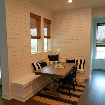 Breakfast Nook Ship Lap Siding