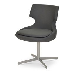 PATARA 4 STAR-GREY FABRIC - Dining Chairs