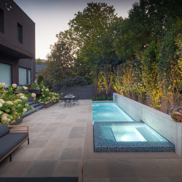 A "Quick Dip" - Custom Concrete Pool & Spa
