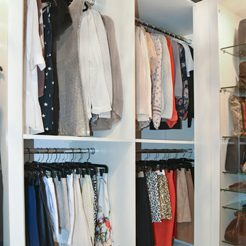 Small Room Transforms Into Her Master Walk In Closet