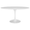 Modern Contemporary Kitchen 60" Dining Table White