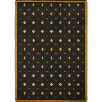 Joy Carpets Any Day Matinee, Theater Area Rug, Walk Of Fame, 7'8"X10'9", Brown