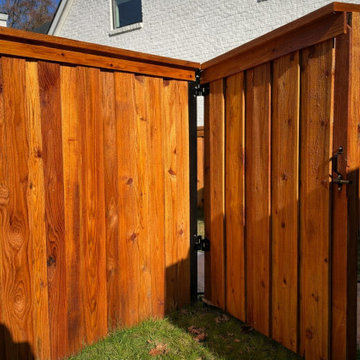Cedar Privacy Fence Installation – Madisonville, Louisiana