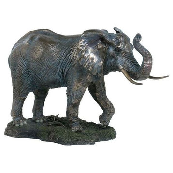 Elephant Sculpture Trunk Up