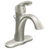 Moen 6400 Single Handle 1 Hole Bathroom Faucet - Chrome