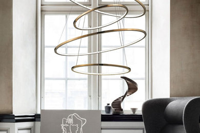 Example of a danish home design design in Miami