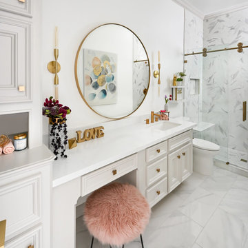 Themar Statuario V Polished Porcelain Bathroom