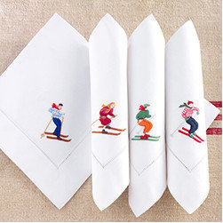 Nordic Napkins - Set of 4 - New - Holiday Decorations