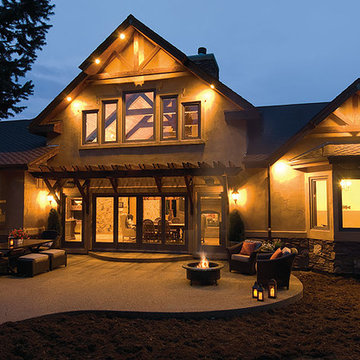 Cascade Exterior & Interior Double French-wood Gliding Paito Doors, Bay Windows