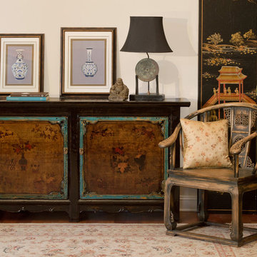 Asian Style Living Room Nook