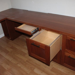 Custom Solid Wood Desks - Desks And Hutches