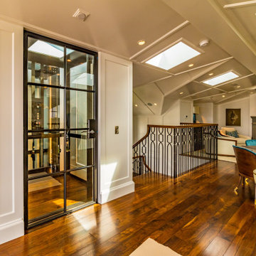 Newport Beach Glass Home Elevator