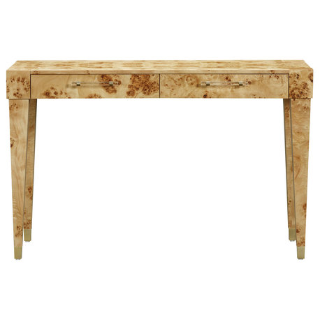 Brandyss Burl Work Desk, Natural