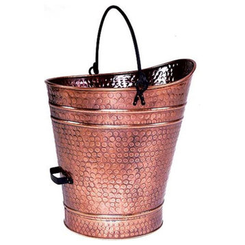 Minuteman  Coal Hod - Pellet Bucket - Large - Antique Copper Finish