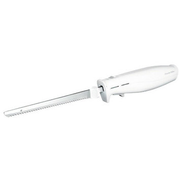 Proctor Silex 74311 Easy Slice Lightweight Electric Knife, White