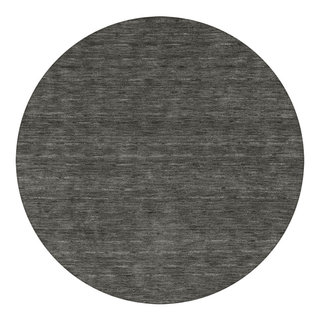 Rafia RF100 Charcoal 12' x 12' Round Rug - Transitional - Rugs - by ...