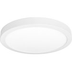 Progress Lighting - Everlume Collection 14" Edgelit LED Flush Mount Light - The P810017 Edgelit Flush Mount delivers a solution for both residential and commercial markets. The Edgelit technology provides a bright and evenly illuminated surface in a very slim profile. The integrated LED power supply does not protrude into the junction box, allowing for compatibility to 4" octagonal, 4" round shallow and 4" round PVC junction boxes. This surface mounted luminaire measures 14" in diameter with an overall height of 1". In addition, the P810017 is wet location rated, Title 24  JA8  2016 listed, ENERGY STAR listed and is a cost effective solution for fire rated applications (when installed onto a fire rated junction box). The P810017 luminaire combines modern aesthetic, new technology, performance, cost and safety benefits.