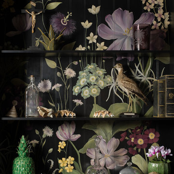 Hand-painted Curiosity Cupboards by deVOL