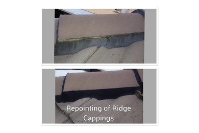 Re pointing of Ridge Capping