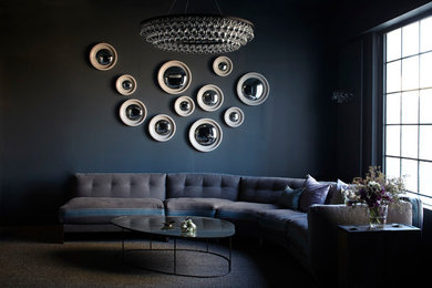 Réalisation d'un salon design.