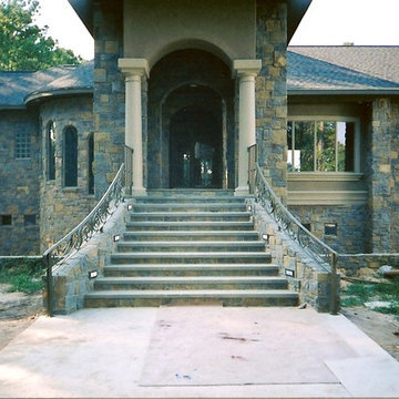 Exterior Iron Hand Rail