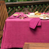 Raspberry Handcrafted Sustainable Linen Napkins, Set of 4