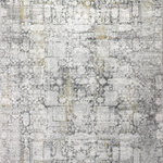 Bashian - Bashian Gala Area Rug Gray 9'6"x13'6" - Sink your feet into the soft, plush pile of shimmering viscose and instantly transform your senses. Finely detailed, variegated patterns with an added touch of texture, give these contemporary and transitional designs depth and sophistication.