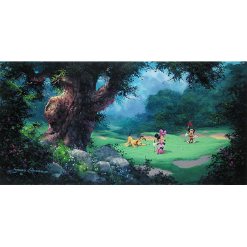 Disney Fine Art On the Green by James Coleman, Gallery Wrapped Giclee
