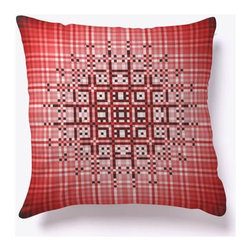 Red Matrix - Decorative Pillows