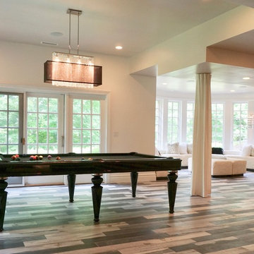 Family Room with Pool Table