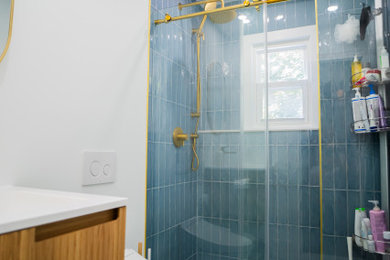 Bathroom - modern bathroom idea in Toronto