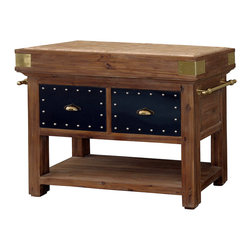 Belmont Kitchen Island 46" - Kitchen Islands And Kitchen Carts