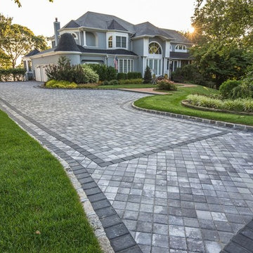 Welcoming Long Island Driveway