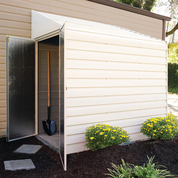 The Arrow Yardsaver Series Lean To Steel Storage Sheds