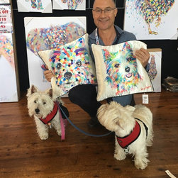 Tracey Keller Artwork and Collectors - Outdoor Cushions And Pillows