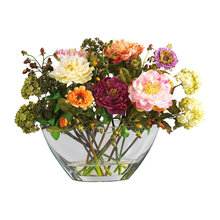 Artificial flower arrangements