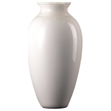 White Ceramic Vases, Tray for Home Decor, Large