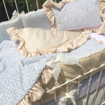 Custom Crib Bedding - Dreamy Fabrics and Colors