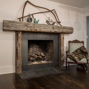 Shabby Chic: An Ann Arbor Kitchen and Living Room Remodel