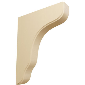 1 3/4"Wx8 1/2"Dx11"H Plymouth Wood Bracket, Maple, 2-Pack