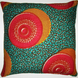 African  wax print pillow covers - Decorative Pillows