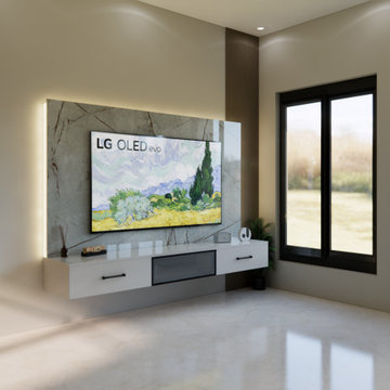 Minimalist Floating Console