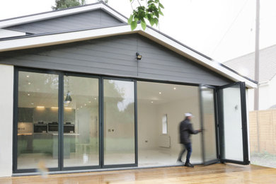 This is an example of a contemporary home in Hampshire.