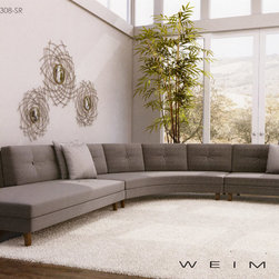 Aventura Sectional Sofa by Weiman - Sectional Sofas